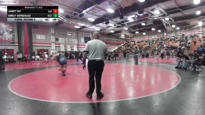 190 lbs Cons. Round 3 - Janet Ho, Gabrielino vs Emily Gonzalez, Victor Valley
