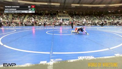 70 lbs Consi Of 8 #1 - Patrick Sanchez, RAW Wrestling Club vs Jack Gorman, SJO