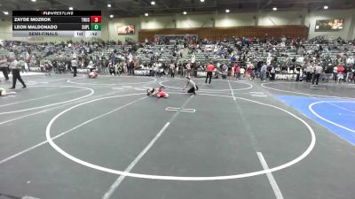 55 lbs Semifinal - Zayde Mozrok, Truckee WC vs Leon Maldonado, Suples