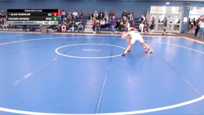125 lbs Champ. Round 2 - Alan Koehler, Nebraska vs Tucker Bowen, Wyoming