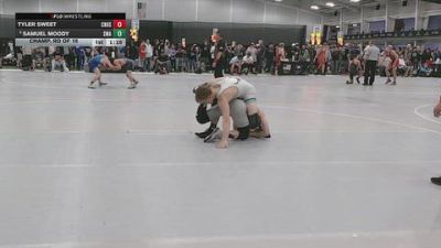 132 lbs Champ. Rd Of 16 - Tyler Sweet, Clovis North High School vs Samuel Moody, Sanderson Wrestling Academy