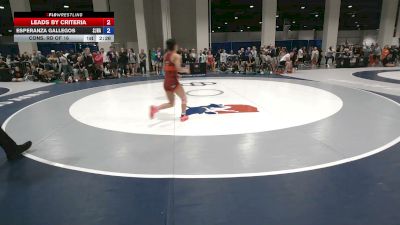 100 lbs Cons. Rd Of 16 - Mia Pardo, All-American Wrestling Club vs Esperanza Gallegos, SJF/HAC