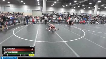 83 lbs Cons. Round 2 - Ashton Nelson, NE vs Isaac Weber, WI