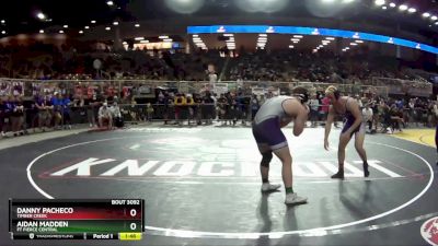 3A 190 lbs Champ. Round 1 - Danny Pacheco, Timber Creek vs Aidan Madden, Ft Pierce Central