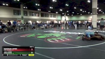 126 lbs Round 1 (16 Team) - Ian Cook, Michigan Blue vs Rayshun James, Raw (Raleigh)