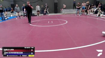 190 lbs 5th Place Match - Pablo Lara, WA vs Odin Schwabenbauer, WA