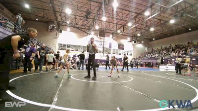 67-70 lbs Rr Rnd 5 - Emeree Calkins, Pawhuska Elks Takedown vs Janey Boling, Sperry Wrestling Club