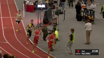 Josh Hoey Breaks Indoor 600m World Record Clocking 1:12.84 - BU Opener 2025