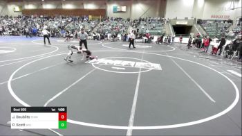 62 lbs Rr Rnd 1 - Jagger Baublits, Team Aggression vs Paxton Scott, Willits Grappling Pack