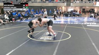 285 lbs Semis & 1st Wrestleback (8 Team) - Anthony Von Arx, Caledonia, MN vs Nick Delsanto, Xavier, CT