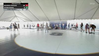 120 lbs Cons. Round 3 - Maximus Fregoso, Threshold Wrestling Club vs Jayden Rivera, El Dorado