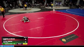 106 lbs 11th Place Match - Allen Krenik, Scott West vs Gabrielle Bragg, Anoka