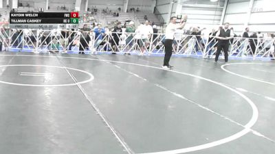 195 lbs Rr Rnd 3 - Kaydin Welch, Freakztyle Black - HSB vs Tillman Caskey, NC United Select - HSB