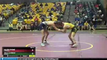 141 lbs Champ. Round 1 - Nico D`Amico, Queens vs Allen Stone, Emmanuel