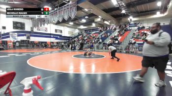 105 lbs Cons. Round 4 - Michelle Rialmo, Yucca Valley vs Leila Romero, Rio Mesa