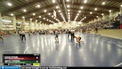 125 lbs Cons. Round 2 - Bently Hansen, Ruby Mountain Wrestling Club vs Lucas Stohel, Team Sublime Wrestling Club