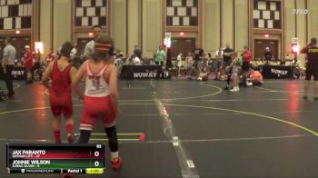 82 lbs Round 1 (4 Team) - Jax Paranto, Gotham City vs Johnie Wilson, SVRWC Silver