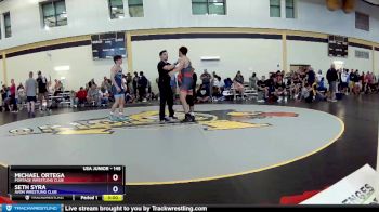 145 lbs Cons. Semi - Michael Ortega, Portage Wrestling Club vs Seth Syra, Avon Wrestling Club