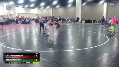 175 lbs Round 4 (6 Team) - Cristian Stephens, Indiana Goon Squad vs Brayden Donnelly, Team Nauman Blue