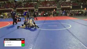 130 lbs Champ. Round 3 - Jake Ellison, Montana Disciples vs Wyatt Horner, Natrona Colts Wrestling Club