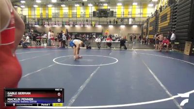 165 lbs Quarterfinal - Gable German, Iowa vs Macklin Penner, McDominate Training Center