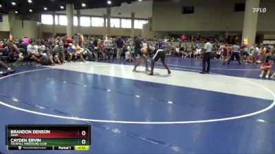 190 lbs Cons. Round 4 - Cayden Ervin, Techfall Wrestling Club vs Brandon Denson, EAWC