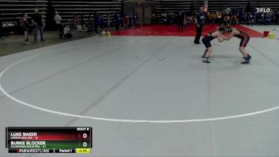 115 lbs Semis & 1st Wrestleback (8 Team) - Burke Blocker, Caledonia/Houston vs Luke Baker, LPGE/B Wolves