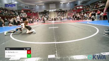 76 lbs Quarterfinal - Asher Richards, ALL AMERICAN WRESTLING CLUB vs Jagger Autry, Broken Arrow Wrestling Club