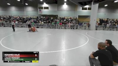 144 lbs Champ. Round 2 - Logan Meinheit, Southwest Timberwolves Kids Wrestling Club vs Mohamed Salat, MWC Wrestling Academy