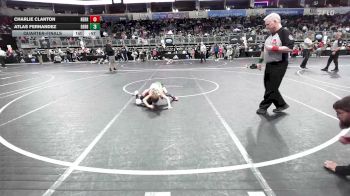 46 lbs Quarterfinal - Charlie Clanton, Nebraska Wr Ac vs Atlas Fernandez, Derby WC