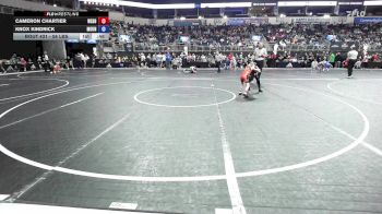 58 lbs Quarterfinal - Cameron Chartier, Webb City Youth Wrestling vs Knox Kindrick, Mountain Home Flyers