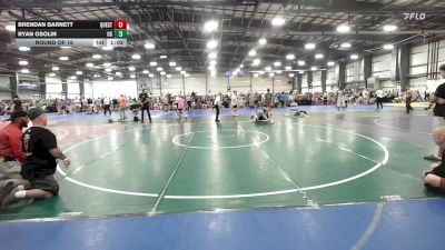127 lbs Round Of 16 - Brendan Barnett, Quest School Of Wrestling MS - MS vs Ryan Osolin, OHIO GOLD - MS