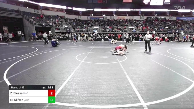 122 lbs Round Of 16 - Zac Bleess, MoWest Championship Wrestling vs ...