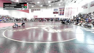 157 lbs Quarterfinal - Robert Sommers, Waterford vs Logan Martin, Sheehan*
