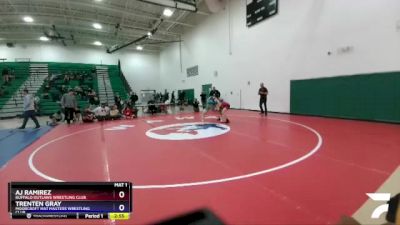 144 lbs 2nd Place Match - Aj Ramirez, Buffalo Outlaws Wrestling Club vs Trenten Gray, Moorcroft Mat Masters Wrestling Club