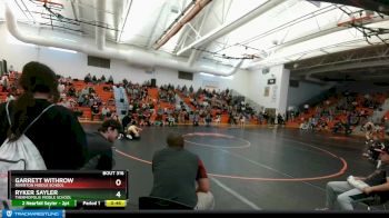 84 lbs 3rd Place Match - Garrett Withrow, Riverton Middle School vs Ryker Sayler, Thermopolis Middle School