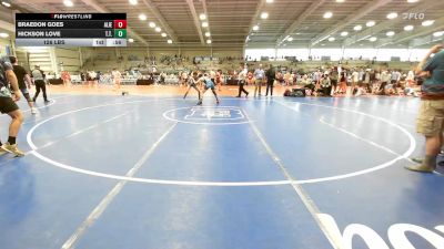 126 lbs Rr Rnd 3 - Braedon Goes, Alien UFO vs Hickson Love, Trident Takedown