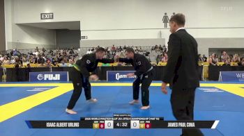 James Paul Cima vs Isaac Albert Urling 2026 World Master IBJJF Jiu-Jitsu Championship