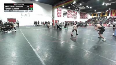 126 lbs Champ. Round 1 - Caden Garriott, South Torrance vs Angel Cruz- Quintero, Shadow Hills
