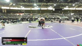 157 lbs Cons. Round 1 - Aiden West, Borah vs Titus Dillow, American Falls