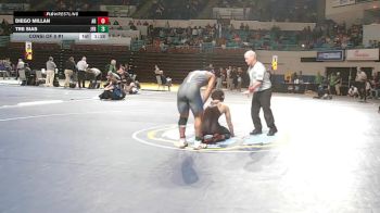 157 lbs Consi Of 8 #1 - Diego Millan, Ashley Ridge vs Tre Sias, James F. Byrnes