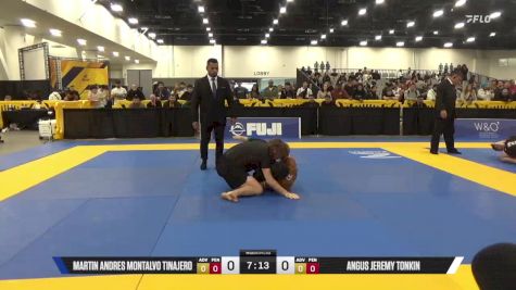Angus Jeremy Tonkin vs Martin Andres Montalvo Tinajero 2025 World IBJJF Jiu-Jitsu No-Gi Championship