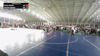 70 lbs 3rd Place Match - Eldon Wright, Wasatch Wrestling Club vs Taliyah Takitaki, Westlake Wrestling Club