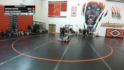105 lbs Cons. Round 2 - Hudson Moore, Rocky Mountain Middle School vs Noah Balkenbush, Sheridan Junior High School