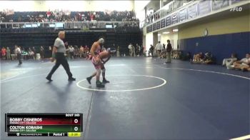 125 lbs Cons. Round 4 - Bobby Cisneros, Fresno City College vs Colton Kobashi, Fresno City College