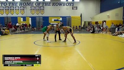 182 lbs Semifinals (8 Team) - Joshua Sandoval, Fleming Island vs Dominick Smith, Merritt Island