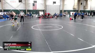 190 lbs Round 1 (16 Team) - Braxton Janda, Minden vs Julius Wagner-Alley, Gretna