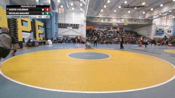 157 lbs Champ. Round 1 - Nicolas Walker, Cape Henlopen H S vs Justin Coleman, William Penn H.S.