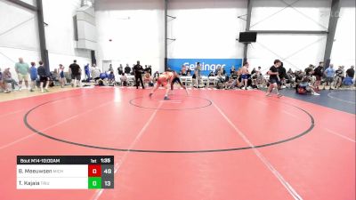 195 lbs Rr Rnd 2 - Braylen Meeuwsen, Michigan Premier Blue vs Tornike Kajaia, Triumph Maize