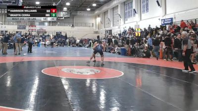 138 lbs Consi Of 8 #2 - Harrison Williams, Darien vs Bradyn Cerra, New Milford